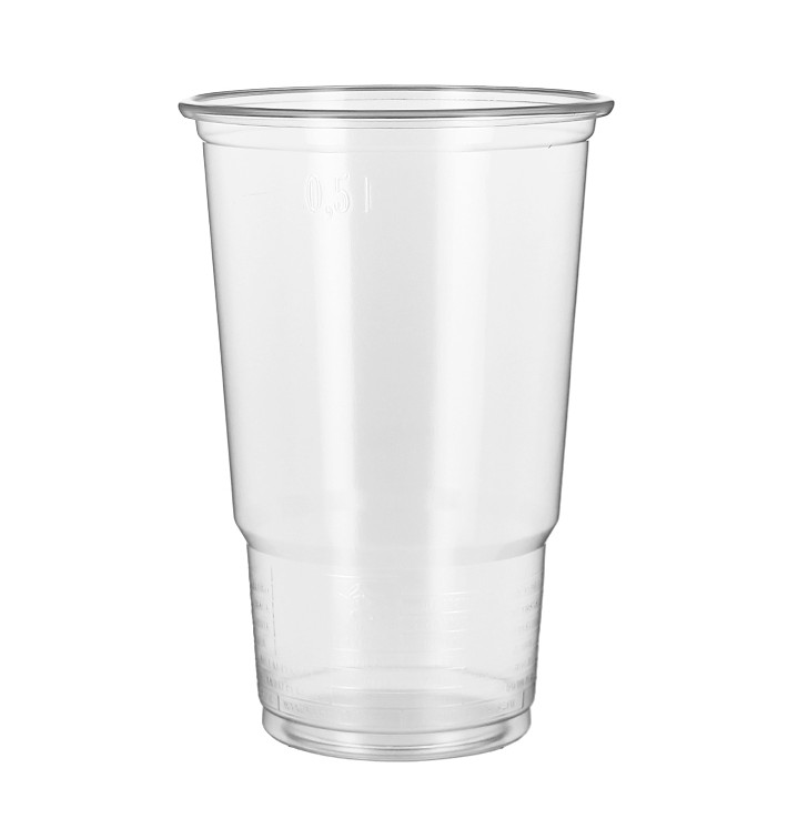 Kubki Plastikowe PP Przezroczyste 615ml (50 Sztuk) Kubki Plastikowe PP Przezroczyste 615ml (50 Sztuk)
