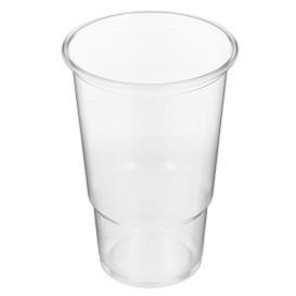 Kubki Plastikowe PP Przezroczyste 615ml (50 Sztuk)