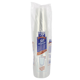 Kubki Plastikowe PP Przezroczyste 615ml (50 Sztuk)