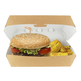 Pudełka Kraft na Hamburger Gigant 23x17,5x8 cm (25 Sztuk)