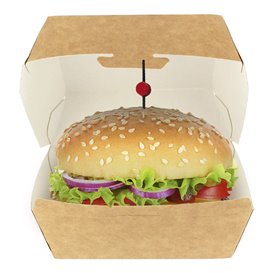 Pudełka Kraft na Hamburger 12x12x7 cm (450 Sztuk)