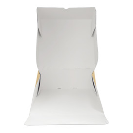 Pudełko kartonowe Kraft z klapką z przodu 39x39+10cm (25 Sztuk)