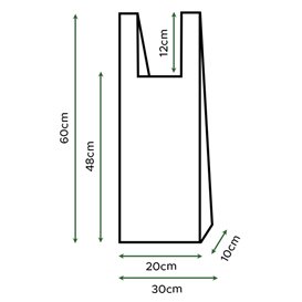 Reklamówki Zrywki na pieczywo Półprzezroczysty 30x60cm 14µm (2.000 Sztuk)