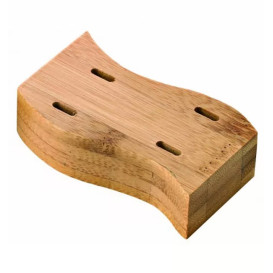 Stojak Bambusowy na Szpikulce do Mięsa "Golf" 8x4cm (1 Sztuk)