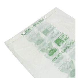 Torby Plastikowej w Bloku 100% Biodegradowalny 27x35cm (3.000 Sztuk)