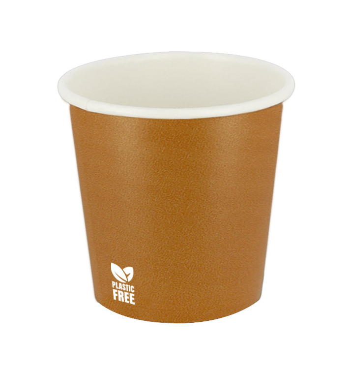 Kubek Papierowy Bez Plastiku 4 Oz/120ml "Karmel" Ø6,2cm (1.000 Sztuk) Kubek Papierowy Bez Plastiku 4 Oz/120ml "Karmel" Ø6,2cm (1.000 Sztuk)