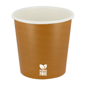 Kubek Papierowy Bez Plastiku 4 Oz/120ml "Karmel" Ø6,2cm (1.000 Sztuk)