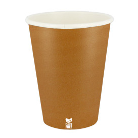 Kubek Papierowy Bez Plastiku 14 Oz/420ml "Karmel" Ø9,0cm (1.000 Sztuk)