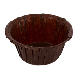 Formi do Cupcakes 4,9x3,8x7,5cm Brązowe (1.400 Sztuk)