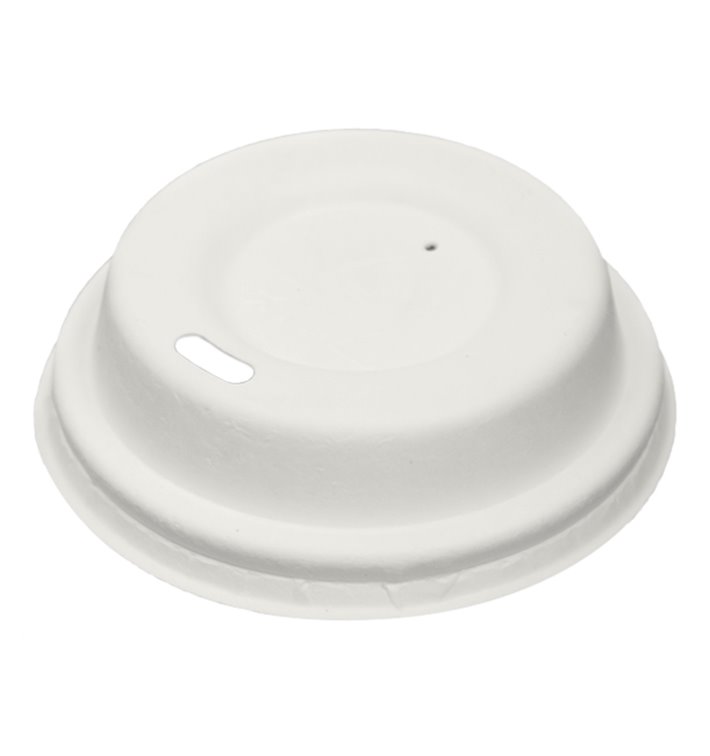 Pokrywka z Otworem Włókno Moulowanie Białe Ø6,2cm (2.000 Sztuk) Pokrywka z Otworem Włókno Moulowanie Białe Ø6,2cm (2.000 Sztuk)