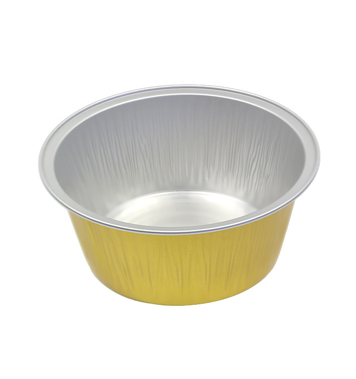 Pojemniki Aluminowe Okrągłe Gładka Ściana 135ml (1992 Sztuk) Pojemniki Aluminowe Okrągłe Gładka Ściana 135ml (1992 Sztuk)