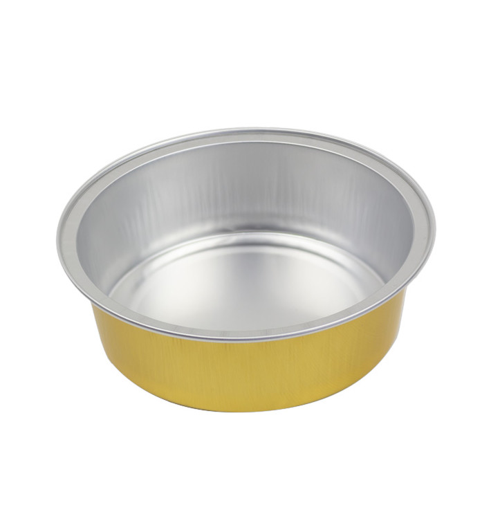 Pojemniki Aluminowe Okrągłe Gładka Ściana 140ml (996 Sztuk) Pojemniki Aluminowe Okrągłe Gładka Ściana 140ml (996 Sztuk)