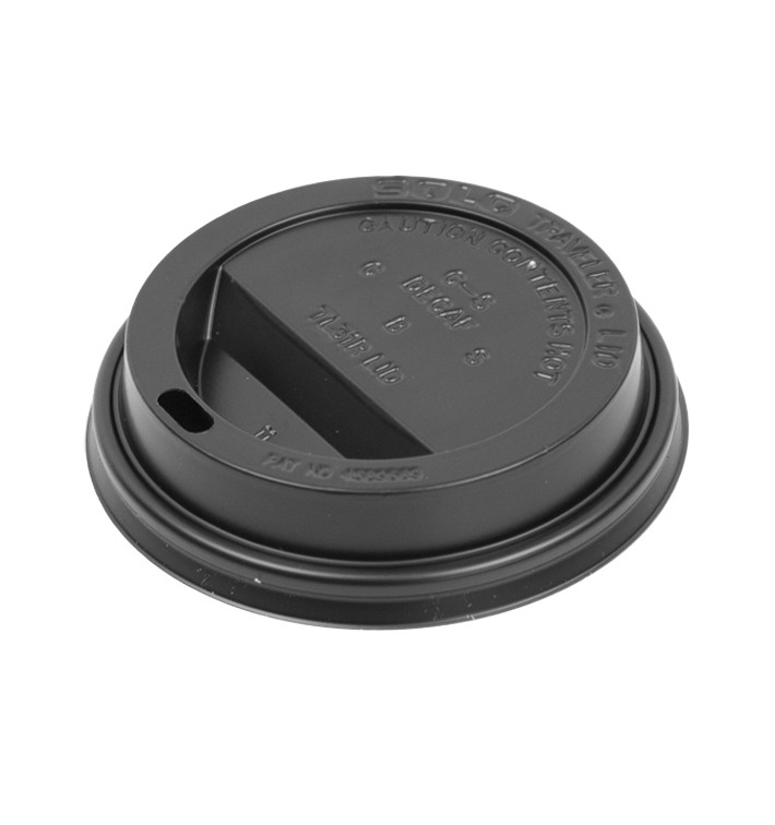 Wieczko z Otworem na Kubki Papierowe 10Oz/300ml Ø8,4cm (1000 Sztuk) Wieczko z Otworem na Kubki Papierowe 10Oz/300ml Ø8,4cm (1000 Sztuk)