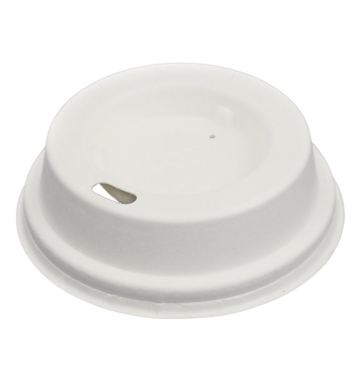 Pokrywka z Otworem Włókno Moulowanie Białe Ø7,0cm (60 Sztuk) Pokrywka z Otworem Włókno Moulowanie Białe Ø7,0cm (60 Sztuk)