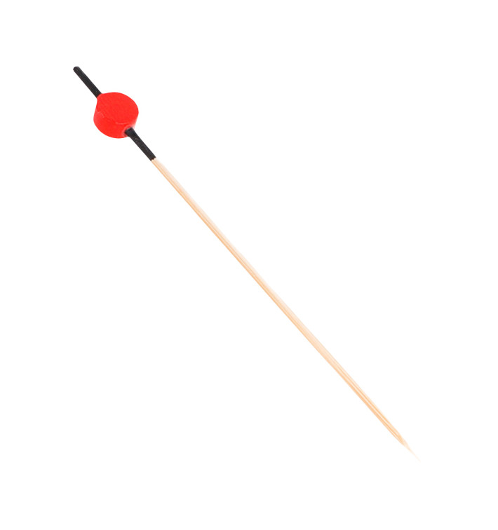 Szpikulce do Mięsa Bambusowe Czarni i Czerwerne "Japan" 12cm (100 Sztuk) Szpikulce do Mięsa Bambusowe Czarni i Czerwerne "Japan" 12cm (100 Sztuk)