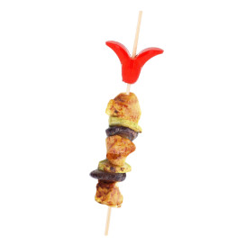 Szpikulce do Mięsa Bambusowe Dekoracje Lirio 120 mm (100 Sztuk)
