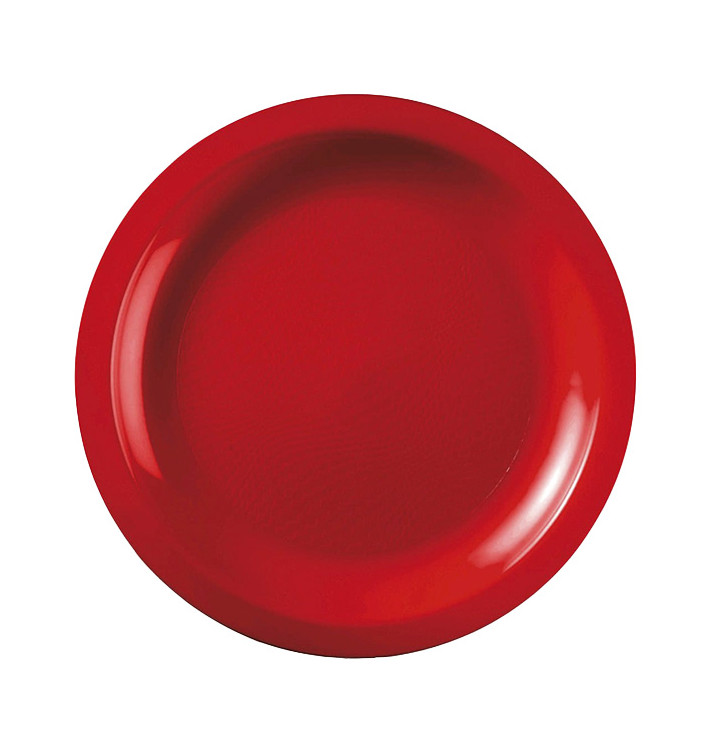 Talerz Plastikowe Płaski Czerwerne Round PP Ø185mm (50 Sztuk) Talerz Plastikowe Płaski Czerwerne Round PP Ø185mm (50 Sztuk)