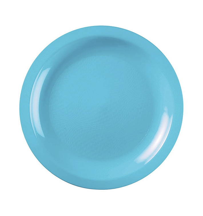 Talerz Plastikowe Płaski Turkusowe Round PP Ø185mm (50 Sztuk) Talerz Plastikowe Płaski Turkusowe Round PP Ø185mm (50 Sztuk)