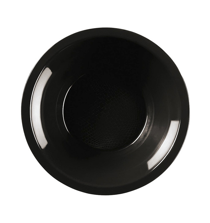 Talerz Plastikowe Głębokie Czarni Round PP Ø195mm (600 Sztuk) Talerz Plastikowe Głębokie Czarni Round PP Ø195mm (600 Sztuk)