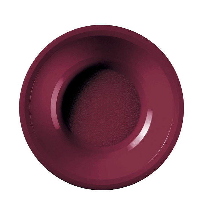 Talerz Plastikowe Głębokie Bordeaux Round PP Ø195mm (600 Sztuk) Talerz Plastikowe Głębokie Bordeaux Round PP Ø195mm (600 Sztuk)