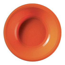 Talerz Plastikowe Głębokie Orange Round PP Ø195mm (600 Sztuk)