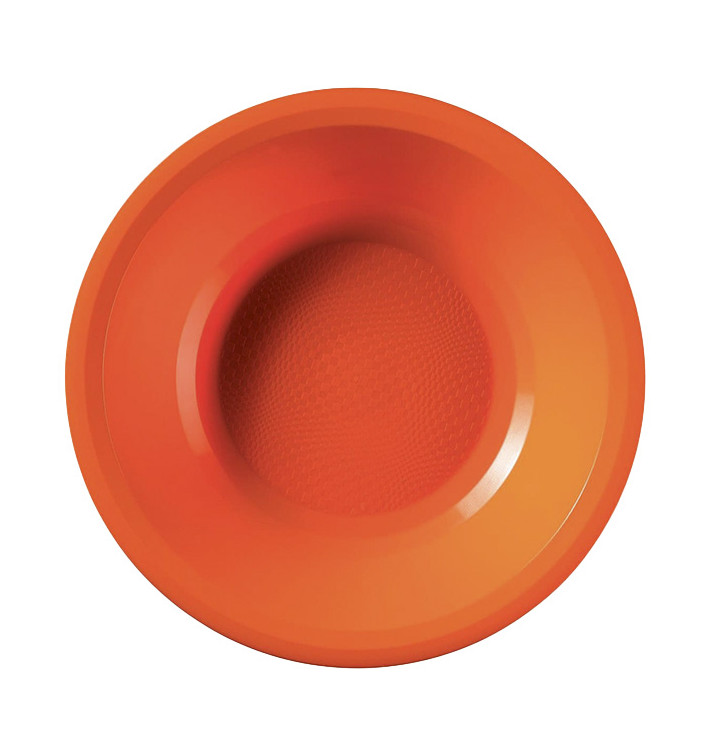 Talerz Plastikowe Głębokie Orange Round PP Ø195mm (600 Sztuk) Talerz Plastikowe Głębokie Orange Round PP Ø195mm (600 Sztuk)