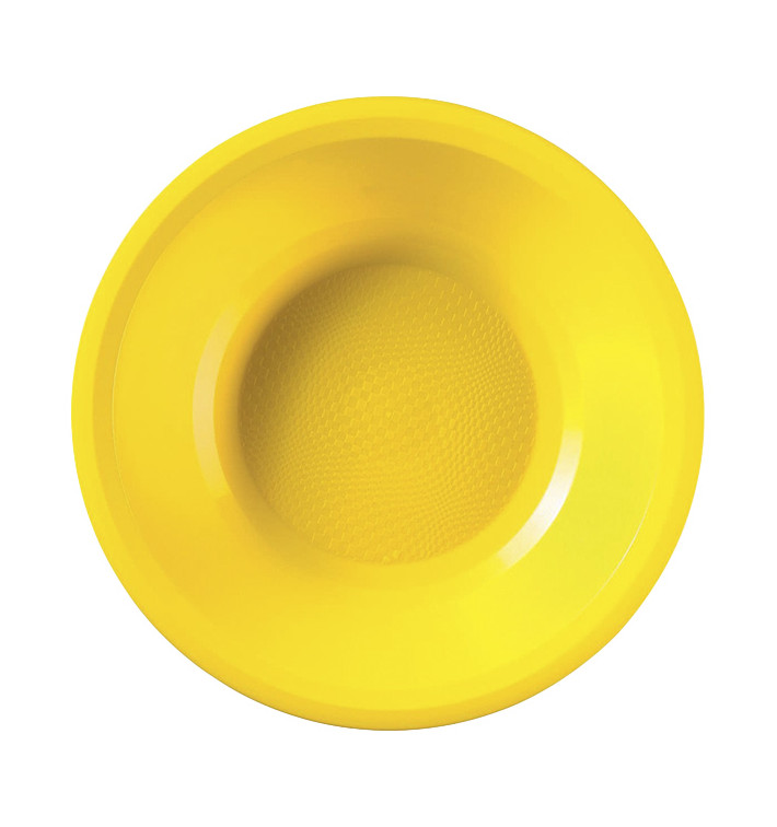 Talerz Plastikowe Głębokie Żółty Round PP Ø195mm (600 Sztuk) Talerz Plastikowe Głębokie Żółty Round PP Ø195mm (600 Sztuk)