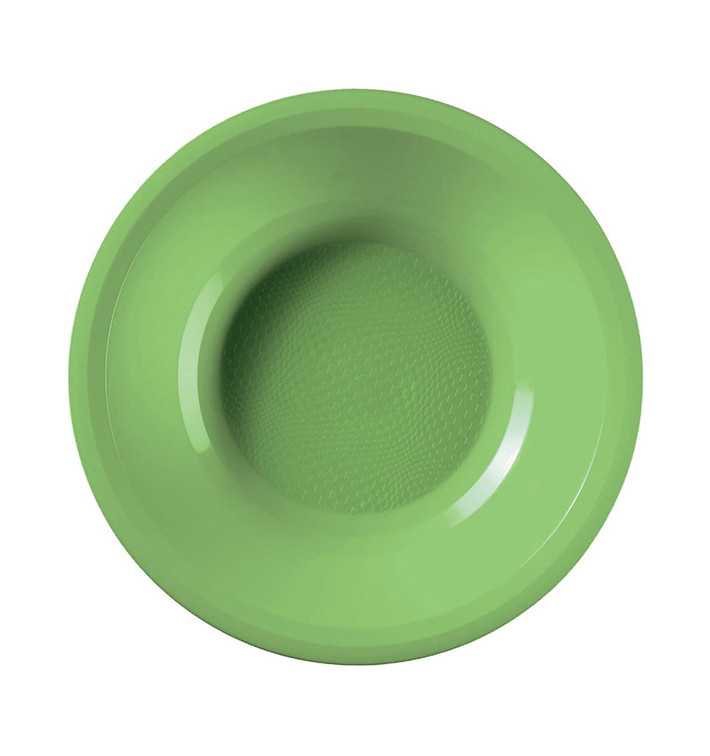 Talerz Plastikowe Głębokie Zielony Limonka Round PP Ø195mm (50 Sztuk) Talerz Plastikowe Głębokie Zielony Limonka Round PP Ø195mm (50 Sztuk)