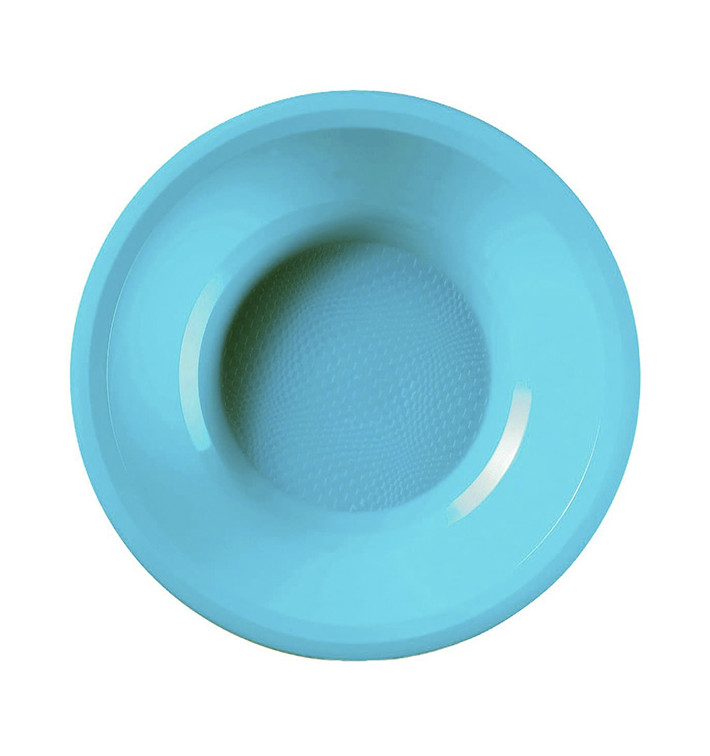 Talerz Plastikowe Głębokie Turkusowe Round PP Ø195mm (50 Sztuk) Talerz Plastikowe Głębokie Turkusowe Round PP Ø195mm (50 Sztuk)