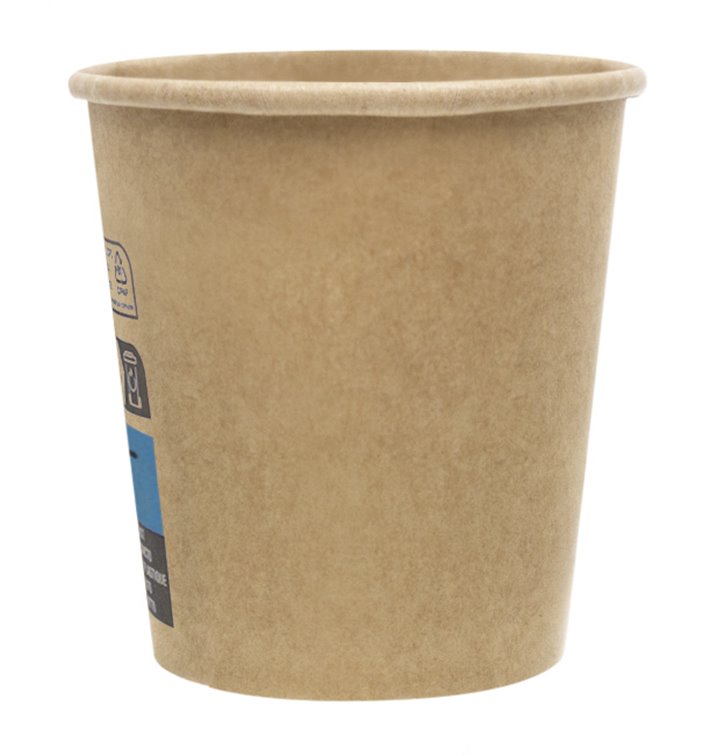 Kubki Papierowe 4Oz/120ml Brązowy Ø6,2cm (100 Sztuk) Kubki Papierowe 4Oz/120ml Brązowy Ø6,2cm (100 Sztuk)