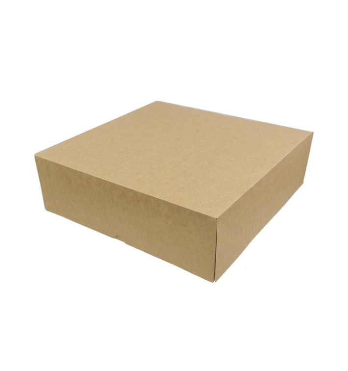 Pudełko kartonowe Kraft z klapką z przodu 39x39+10cm (100 Sztuk) Pudełko kartonowe Kraft z klapką z przodu 39x39+10cm (100 Sztuk)