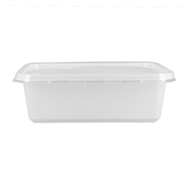 Opakowania Pokrywka Plastikowe PS 157x112x51mm 500ml (100 Sztuk)