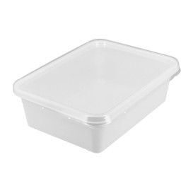 Pokrywka Plastikowe Przezroczyste Tacki 157x112x51mm (100 Sztuk)