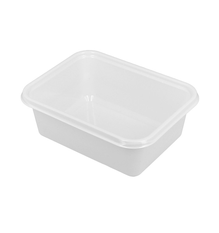 Opakowania Plastikowe PS Białe 127x91x42mm 300ml (100 Sztuk) Opakowania Plastikowe PS Białe 127x91x42mm 300ml (100 Sztuk)