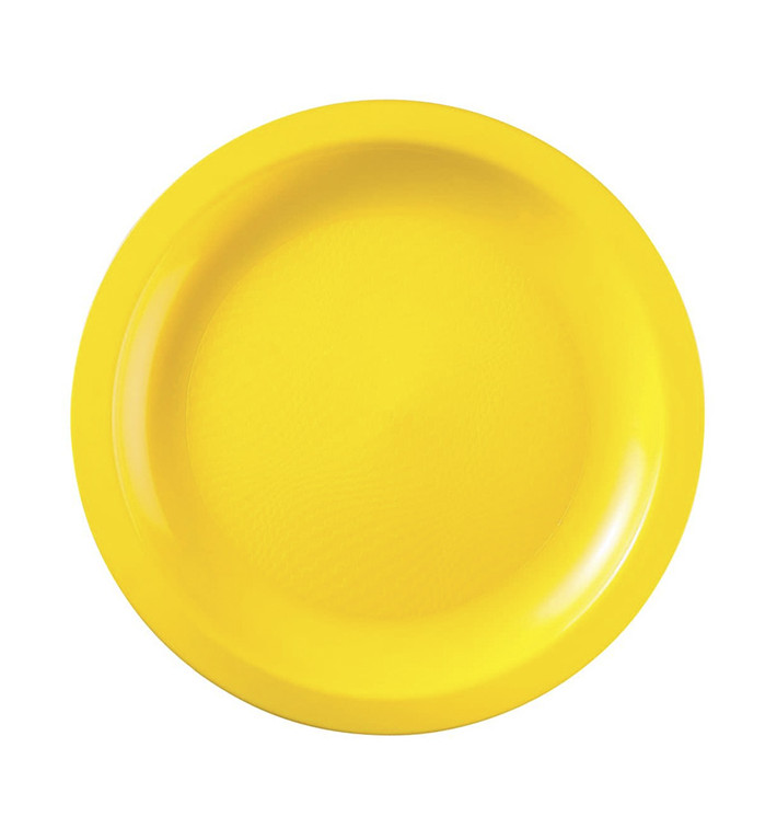 Talerz Plastikowe Płaski Żółty Round PP Ø22cm (600 Sztuk) Talerz Plastikowe Płaski Żółty Round PP Ø22cm (600 Sztuk)