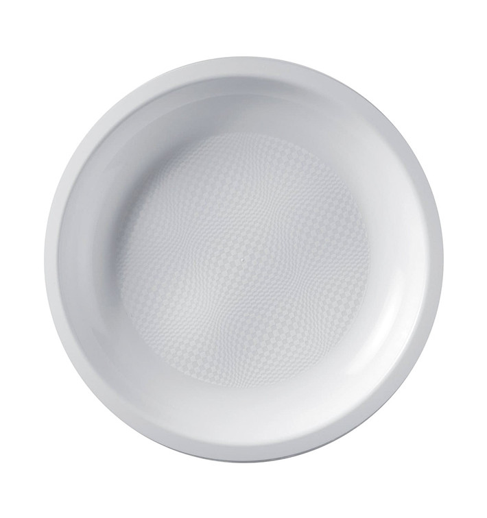 Talerz Plastikowe Płaski Białe Round PP Ø220mm (25 Sztuk) Talerz Plastikowe Płaski Białe Round PP Ø220mm (25 Sztuk)
