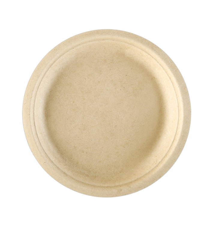 Talerz Trzciny Cukrowej Naturalne Ø180mm (1000 Sztuk) Talerz Trzciny Cukrowej Naturalne Ø180mm (1000 Sztuk)