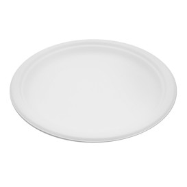 Talerz Trzciny Cukrowej Białe Ø260mm (400 Sztuk)
