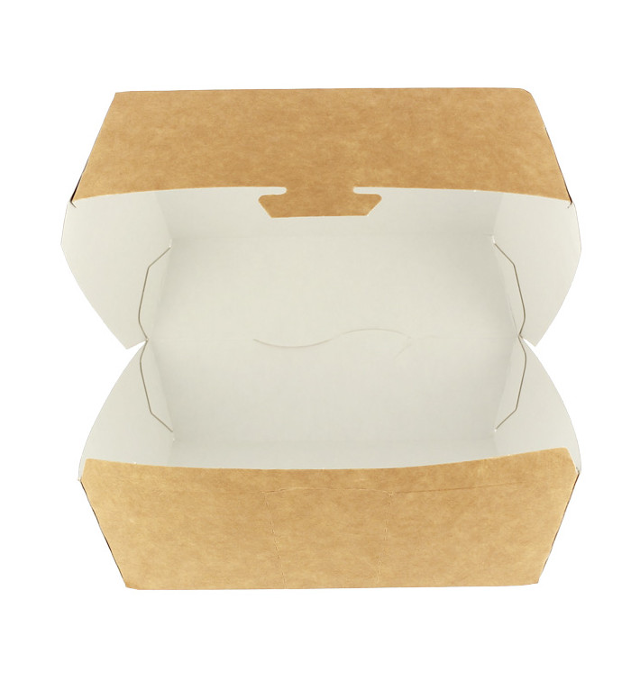 Pudełka Kraft na Hamburger Mega 16,5x18x9cm (200 Sztuk) Pudełka Kraft na Hamburger Mega 16,5x18x9cm (200 Sztuk)