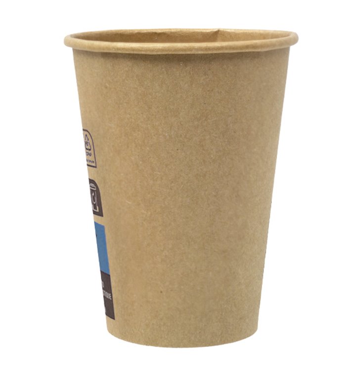 Kubki Papierowe 7Oz/210ml Brązowy Ø7,2cm (3000 Sztuk) Kubki Papierowe 7Oz/210ml Brązowy Ø7,2cm (3000 Sztuk)