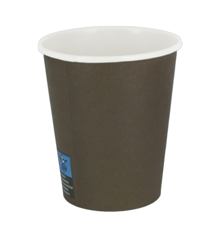 Kubki Papierowe 7Oz/210ml Brązowy Ø7,2cm (3000 Sztuk) Kubki Papierowe 7Oz/210ml Brązowy Ø7,2cm (3000 Sztuk)