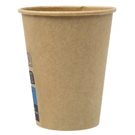 Kubki Papierowe 8 Oz/240ml Brązowy Ø8,0cm (50 Sztuk)