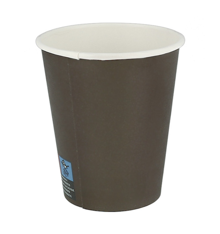 Kubki Papierowe 8 Oz/240ml Brązowy Ø8,0cm (1.000 Sztuk) Kubki Papierowe 8 Oz/240ml Brązowy Ø8,0cm (1.000 Sztuk)