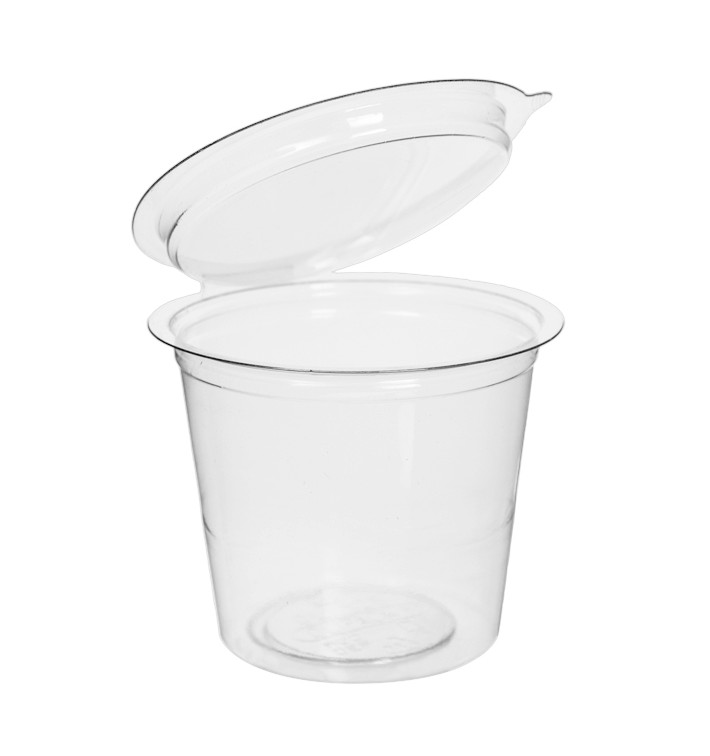 Miski Okrągły Zawiasie APET Przezroczyste 125ml (405 Sztuk) Miski Okrągły Zawiasie APET Przezroczyste 125ml (405 Sztuk)