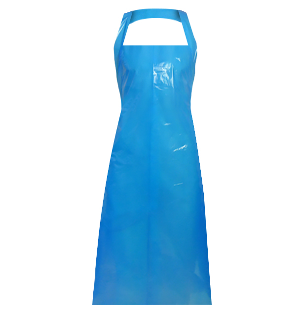 Disposable Plastic Apron PE G230 Blue 84x140cm (50 Units) 