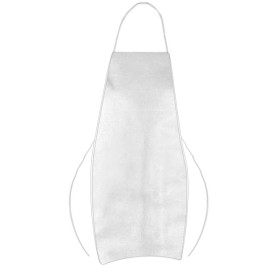 Disposable Plastic Apron TST PP White 60x84cm (10 Units) 