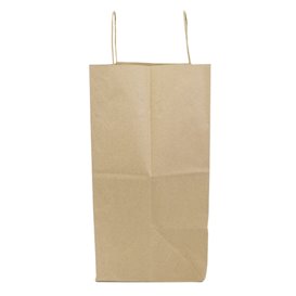 Miski Papierowe Kraft z Uchwytami Płaskis 70g/m² 26+18x26cm (250 Sztuk)