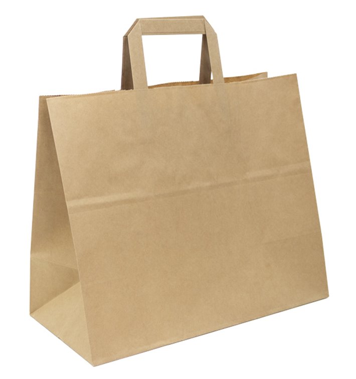 Miski Papierowe Kraft z Uchwytami Płaskis 70g/m² 32+22x26cm (50 Sztuk) Miski Papierowe Kraft z Uchwytami Płaskis 70g/m² 32+22x26cm (50 Sztuk)