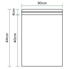 Torby Polipropylen CPP z Warstwą Klejącą 30x40cm G160 (100 Sztuk)