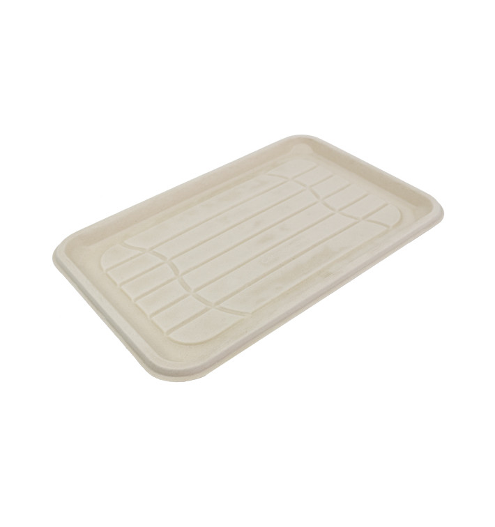 Tacki Trzciny Cukrowej 460x300mm (100 Sztuk) Tacki Trzciny Cukrowej 460x300mm (100 Sztuk)